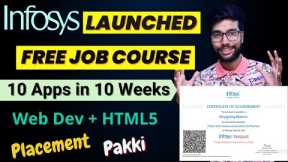 Infosys Launched Free Career Skills Training Courses With Certificates | Placement After Completion