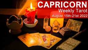 CAPRICORN WEEKLY TAROT STAY STRONG, YOUR SHIPS ARE COMING IN CAPRICORN August 15th to 21st 2022