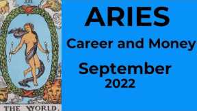 Aries: An EXTREMELY Dynamic Period! 💰 September 2022 CAREER AND MONEY Tarot Reading
