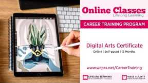 Career Training Certificates:  Digital Arts Certificate