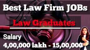 Law Firm Jobs For Lawyer Media and Entertainment Laws | Fresh Advocate | Junior Lawyer