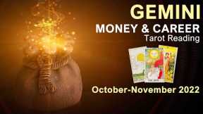 GEMINI MONEY & CAREER TAROT REASONS TO CELEBRATE GEMINI October to November 2022