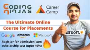 Coding Ninja Career Camp Program | Get 40% Scholarship | Professional Course for Students, Jobseeker
