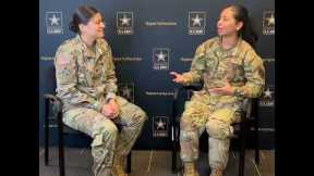 PVT Martinez talks about Army Basic Training, and her career training school.