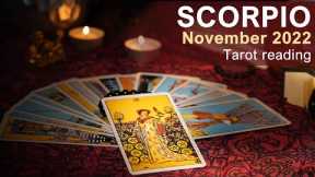 SCORPIO NOVEMBER 2022 TAROT READING AN OPPORTUNITY WILL BE PRESENTED IN THE NEXT FEW WEEKS SCORPIO