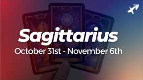 SAGITTARIUS - A WARNING from the Universe! (Don't Fear) October 31st - November 6th Tarot Reading
