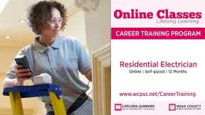 Career Training Certificate: Residential Electrician
