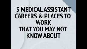 Medical Assistant Career Isn't worth it? - Salary insight!