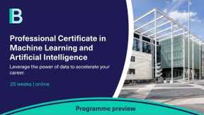 Professional Certificate in Machine Learning and Artificial Intelligence at Imperial