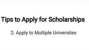 Tips to apply for scholarship | ilmibox academy online | Career education