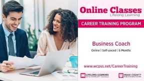 Career Training Certificates:  Business Coach