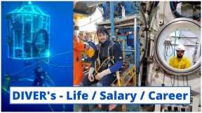 How to become a DIVER ? College, Training, Ranks, Salary, Life, Career | Commercial diving on ship |