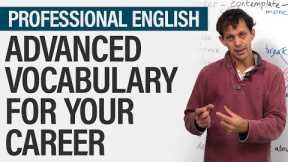 Professional English Vocabulary: Talk about your career