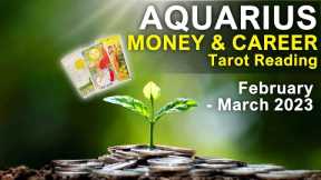 AQUARIUS MONEY & CAREER TAROT READING EVERYTHING FALLS INTO PLACE AQUARIUS February - March 2023