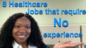 8 healthcare jobs that require no experience #healthcareworkers #noexperience