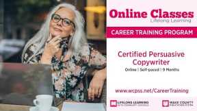 Career Training Certificates: Certified Persuasive Copywriter