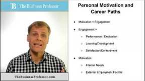 Personal Motivation and Career Development