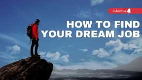 Career advice - How to find your Dream job? #career #professional #profession #job #salary