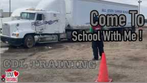Come To School With Me 🚛 | Cdl Training | All-State Career | Pre Trip inspection