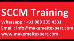 MECM SCCM Training Online   Make Your Career In SCCM MECM Demo Session 1