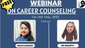 Answers to all your questions related to different career options|webinar on career counselling