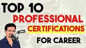 Top 10 Professional Certifications for Career || @Frontlinesmedia