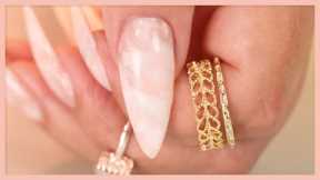 Rose Quartz Nails 💎