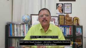 NEET 2023 Result Analysis - All India +TamilNadu Students | TN Medical CutOff Analysis