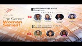 Day 1 - The Career Woman Series (Personal Branding and Wealth Management) #professionals #branding