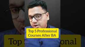 Top 5 Professional Courses After BA | BA Career Options | By Sunil Adhikari #shorts #shortsvideo
