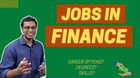 FINANCE: Career Options | Investment Banking, Private Equity, Venture Capital | Degree Requirements