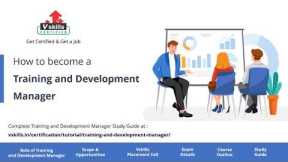 How to become a Training and development Manager