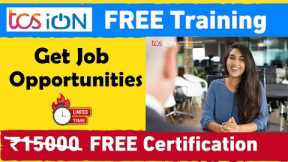 Free Certification Training by TCS | Get Job | ₹15000 Training FREE | Career Counsellor