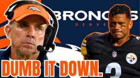 Russell Wilson gets SCORCHED in WILD REPORT on Sean Payton DUMBING DOWN Broncos Offense for QB! NFL