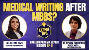 Medical Writing | Non-Clinical Jobs After MBBS|Medical Writing Jobs Remote|Career Options After MBBS