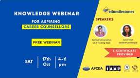 Knowledge Webinar for Aspiring Career Counsellors