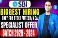 🔥SBI Biggest Hiring | Career in