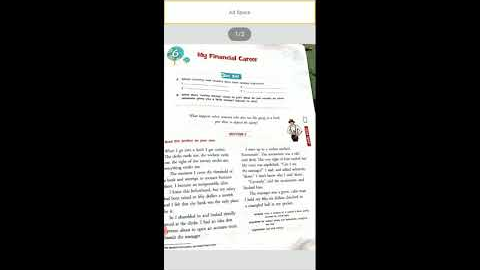 Class 6 English Ch - (My Financial Career) part 1