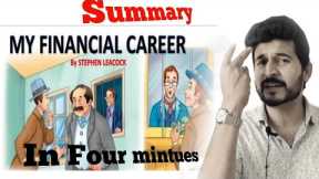 Summary My Financial career 2nd year English by Naeem English Club