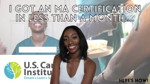 HOW I GOT A MEDICAL ASSISTANT CERTIFICATION IN LESS THAN A MONTH