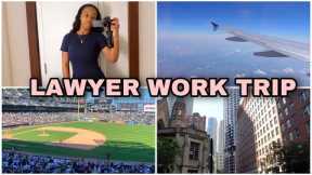 A Day in The Life of a Lawyer | Work Trip to Chicago!