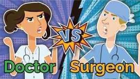 Career Battle 💥 Doctor vs Surgeon | Training, Lifestyle, & Pay