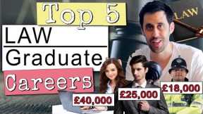 Top 5 Careers For LAW Graduates