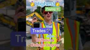 Highest Paying Trades Jobs! 💵🛠️👷‍♂️#jobs #trades #electrician