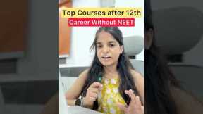 Top 5 High paying courses after 12th without NEET #PCB #class12 #career #cuet