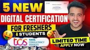 TCS Launched Free Digital Certification Courses (2025) ➤  5 Free Course for Students by TATA