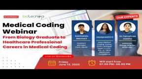 Free Webinar: From Biology Graduate to Healthcare Professional – Careers in Medical Coding