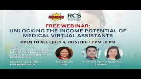 FREE WEBINAR: UNLOCKING THE INCOME POTENTIAL OF MEDICAL VIRTUAL ASSISTANTS