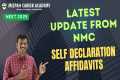Latest Update from NMC - Self