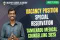 Seat Matrix for Special Reservation - 